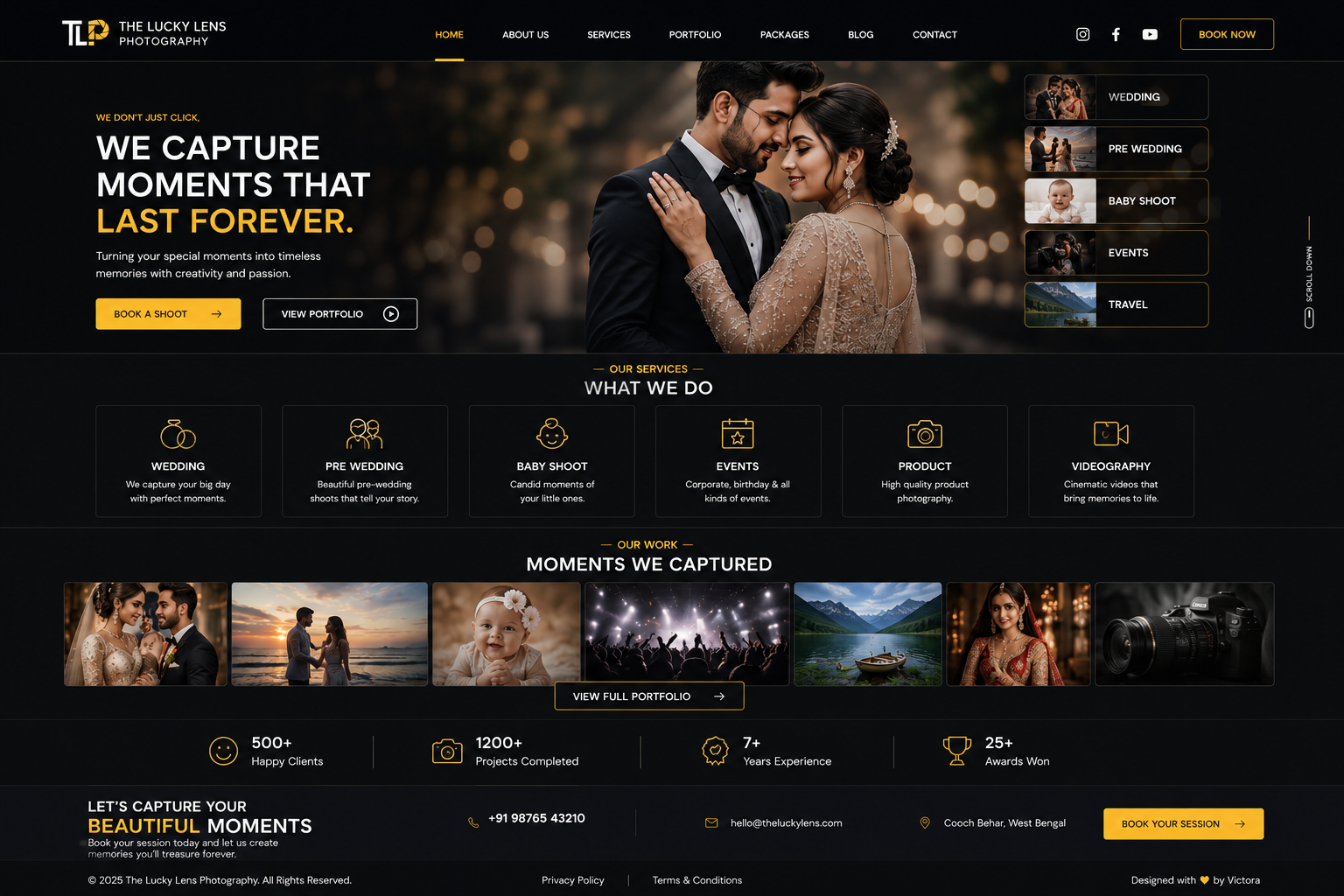 Photography Studio website preview